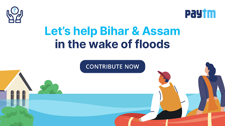 Here's how you can donate for Assam and Bihar flood victims using Paytm app, CommunityForum, KonexioNetwork.com