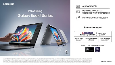 Samsung Expands Galaxy Ecosystem Experience in India; Announces Pre-book for Galaxy Book4 Series, News, KonexioNetwork.com