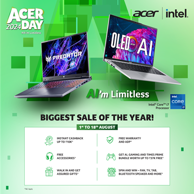 Acer Day 2024 - The Ultimate Mega Sale for Tech Enthusiasts!, News, KonexioNetwork.com