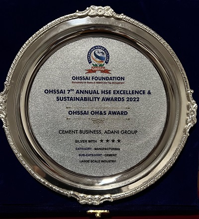 Adani Cement wins Multiple Awards for Safety at OHSSAI Awards 2022, News, KonexioNetwork.com