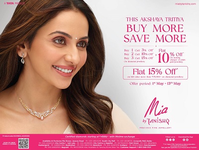 MIA BY TANISHQ LAUNCHES 'GLOW WITH FLOW' COLLECTION THIS AKSHAYA TRITIYA FEATURING RAKUL PREET SINGH, News, KonexioNetwork.com