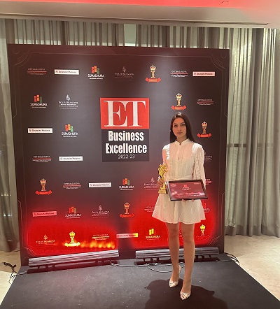 Amanda Joy Puravankara recognised as ‘Woman Achiever of the Year in Real Estate’ at the ET Business Excellence Awards 2023, News, KonexioNetwork.com