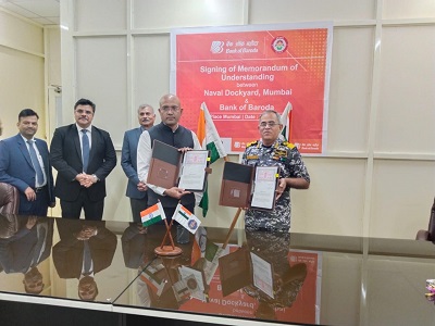 Bank of Baroda signs MOU with Naval Dockyard, Mumbai for Baroda Military Salary Package, News, KonexioNetwork.com