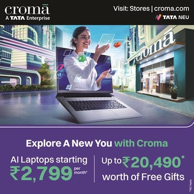 Croma's Back to Campus Sale: AI laptops starting at INR 2799 per month, News, KonexioNetwork.com