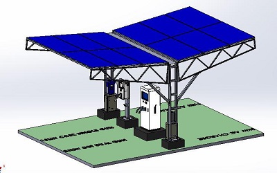 Delhi's Hauz Khas will have a Solar-Powered EV Carport Soon, News, KonexioNetwork.com