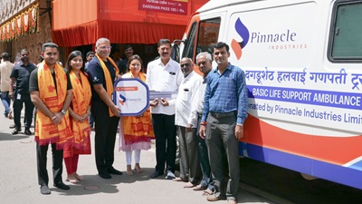 Pune's Shreemant Dagdusheth Halwai Sarvajanik Ganpati Trust receives state-of-the-art ambulance from Pinnacle Industries, News, KonexioNetwork.com