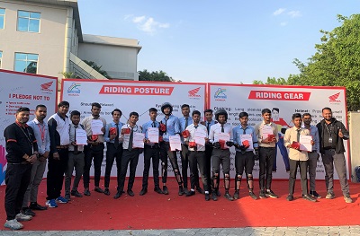 Honda Motorcycle & Scooter India conducts second leg of  Road Safety Awareness Campaign in Bhopal, News, KonexioNetwork.com