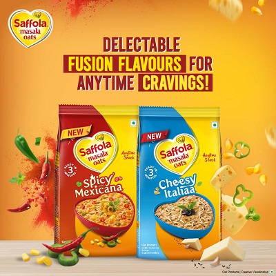 India’s #1 Oats Brand Saffola Launches Four New Delicious Gourmet Flavours, News, KonexioNetwork.com