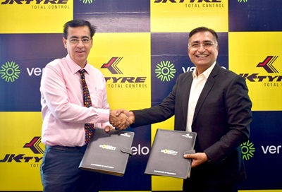 JK Tyre partners with Vertelo to provide comprehensive Mobility Solutions for its EV Fleet, News, KonexioNetwork.com