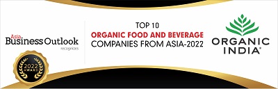Organic India recognised as one of ‘Top 10 Organic Food & Beverage companies from Asia -2022’ by Asia Business Outlook, News, KonexioNetwork.com