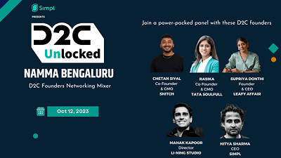 Simpl to host community led startup founders meet D2C Unlocked ‘Namma Bengaluru’ on October 12, News, KonexioNetwork.com