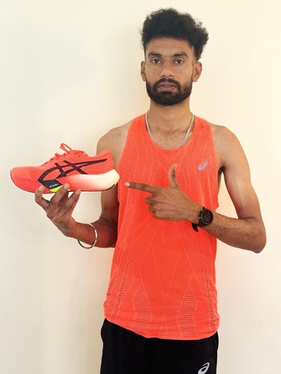 harmanjot singh asics brand athlete