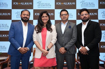 JOS ALUKKAS INCREASES FOCUS ON NATURAL DIAMONDS, OBSERVES 28% SURGE IN SALES OF DIAMOND JEWELLERY