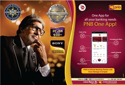 PNB Inks Partnership with Sony Entertainment Television as the ‘Official Banking Partner’ For Kaun Banega Crorepati – Gyan Ka Rajat Mahotsav