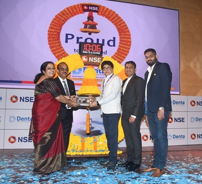 promoters of denta water infra solutions with the team