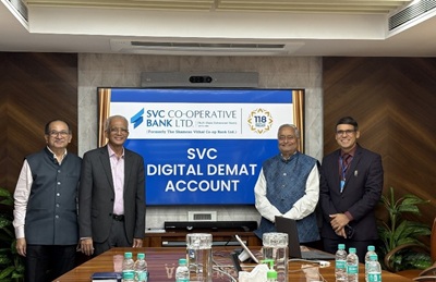 SVC BANK UNVEILS ONLINE DEMAT ACCOUNT