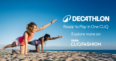 decathlon india launches its complete portfolio online on tata cliq fashion