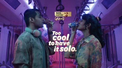 dvc tata coffee grand cold coffees unveils its brand launch campaign too cool to have it solo
