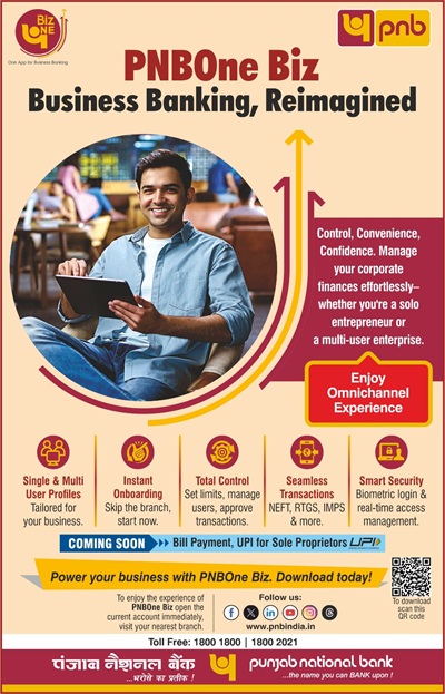 Punjab National Bank upgrades PNB One BIZ App to Boost Business Banking Experience