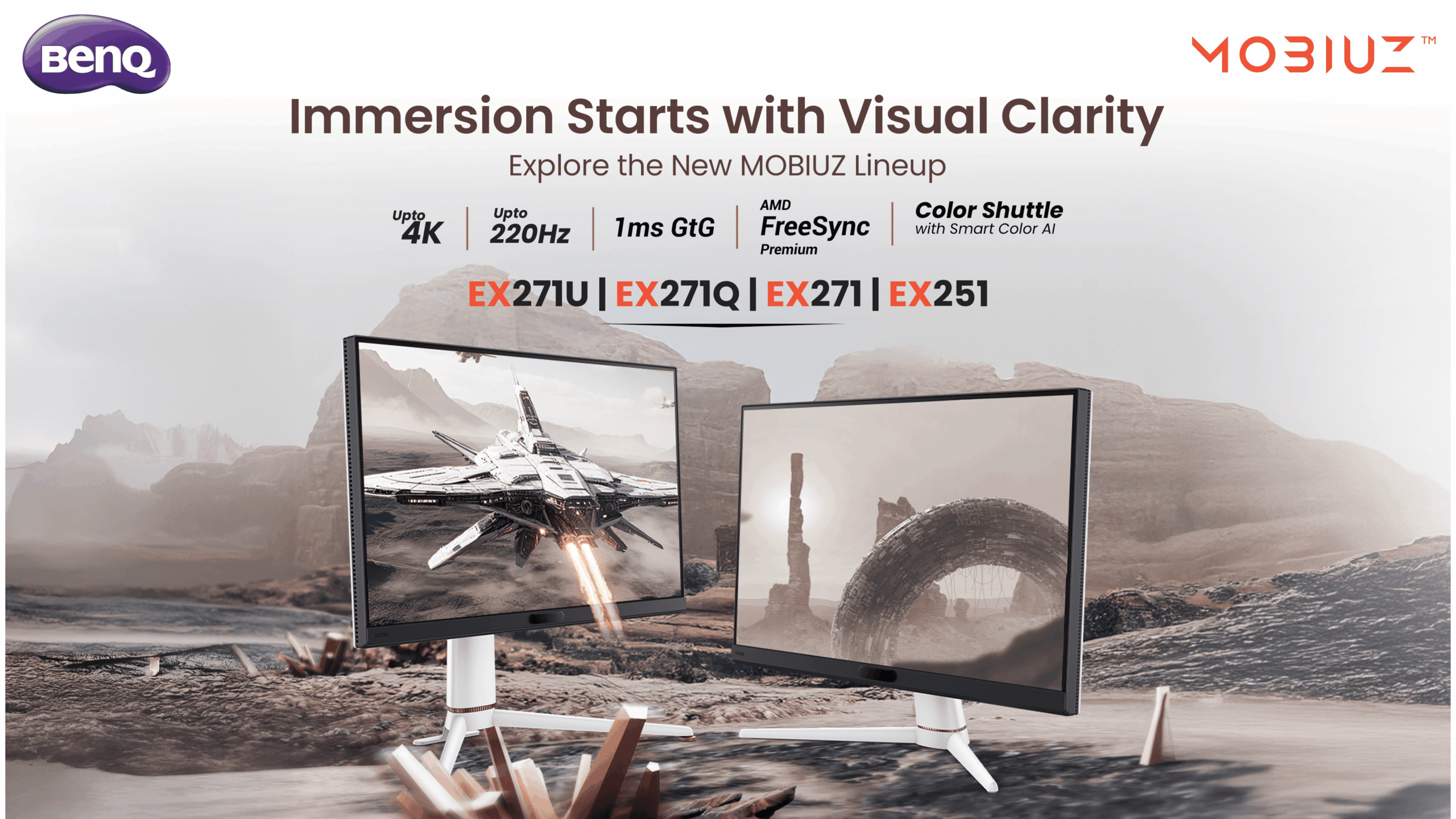 BenQ MOBIUZ Launches Next-Gen Gaming Monitor Range to Meet India’s Rising Demand for Smarter, More Immersive Play