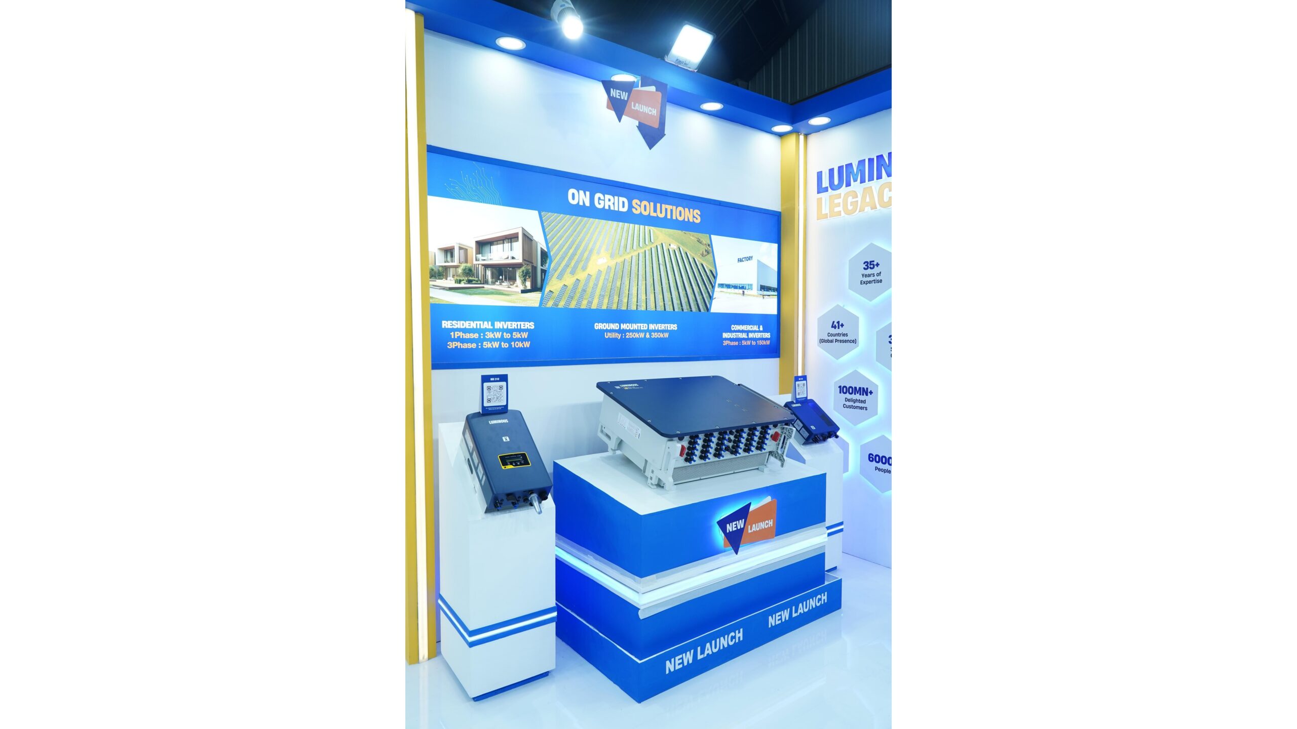 Luminous Utility Grade String Inverters at IGE Expo 2025 scaled