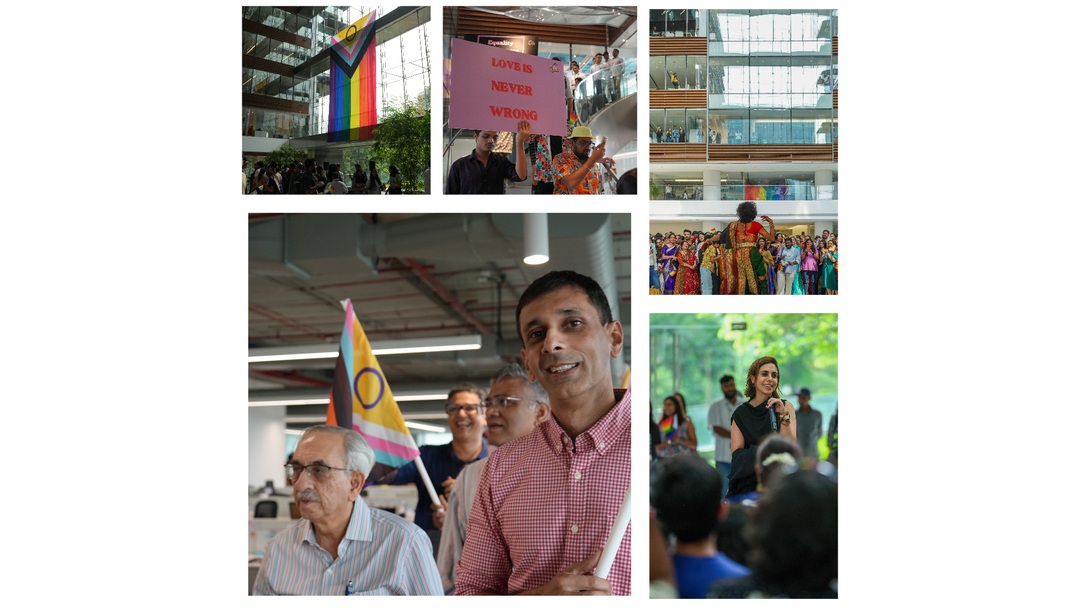Pride March at Godrej One