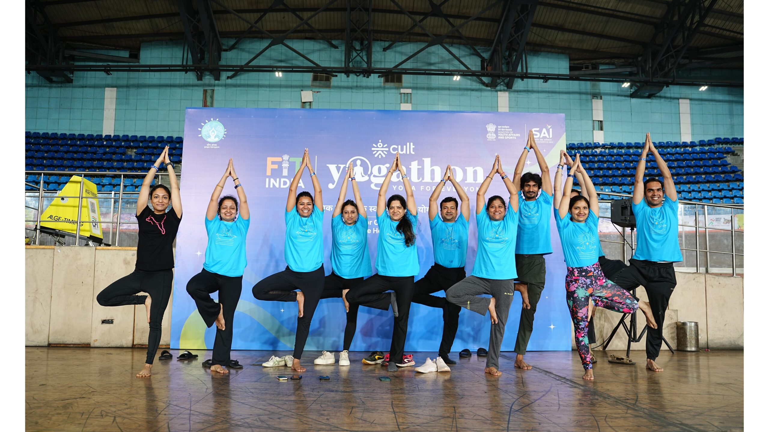 1 mn Suryanamaskars performed nationwide in a celebration of unity through movement at cult Yogathon 2025