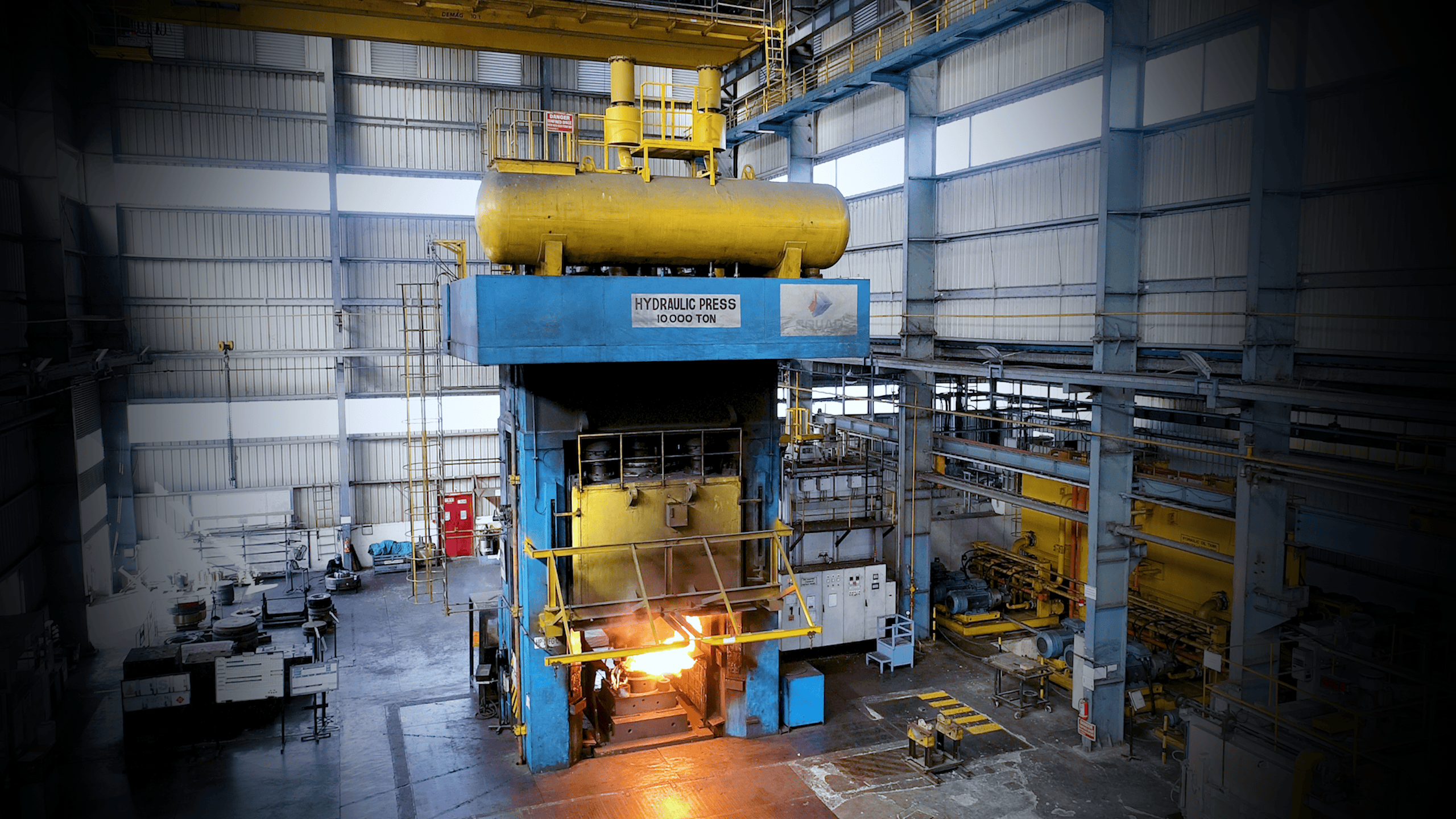 10k ton open die forging machine_largest in India for Aerospace products