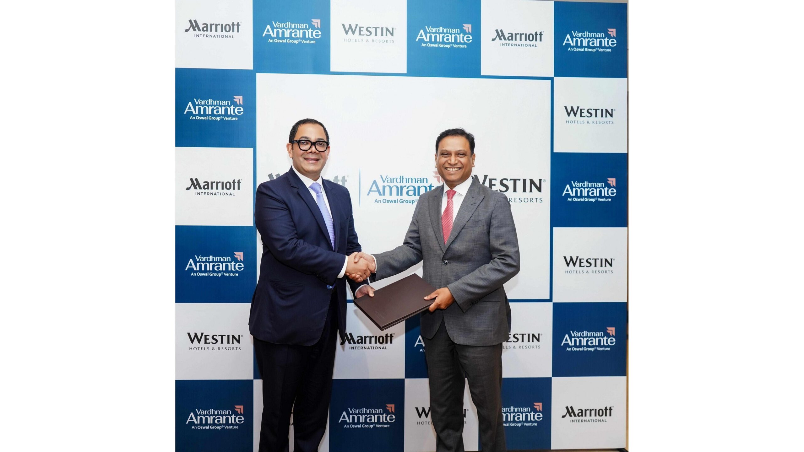 Adish Oswal, Chairman, Oswal Group, Arun Kumar, Market VP-North India, Nepal and Bhutan, Marriott International (1)