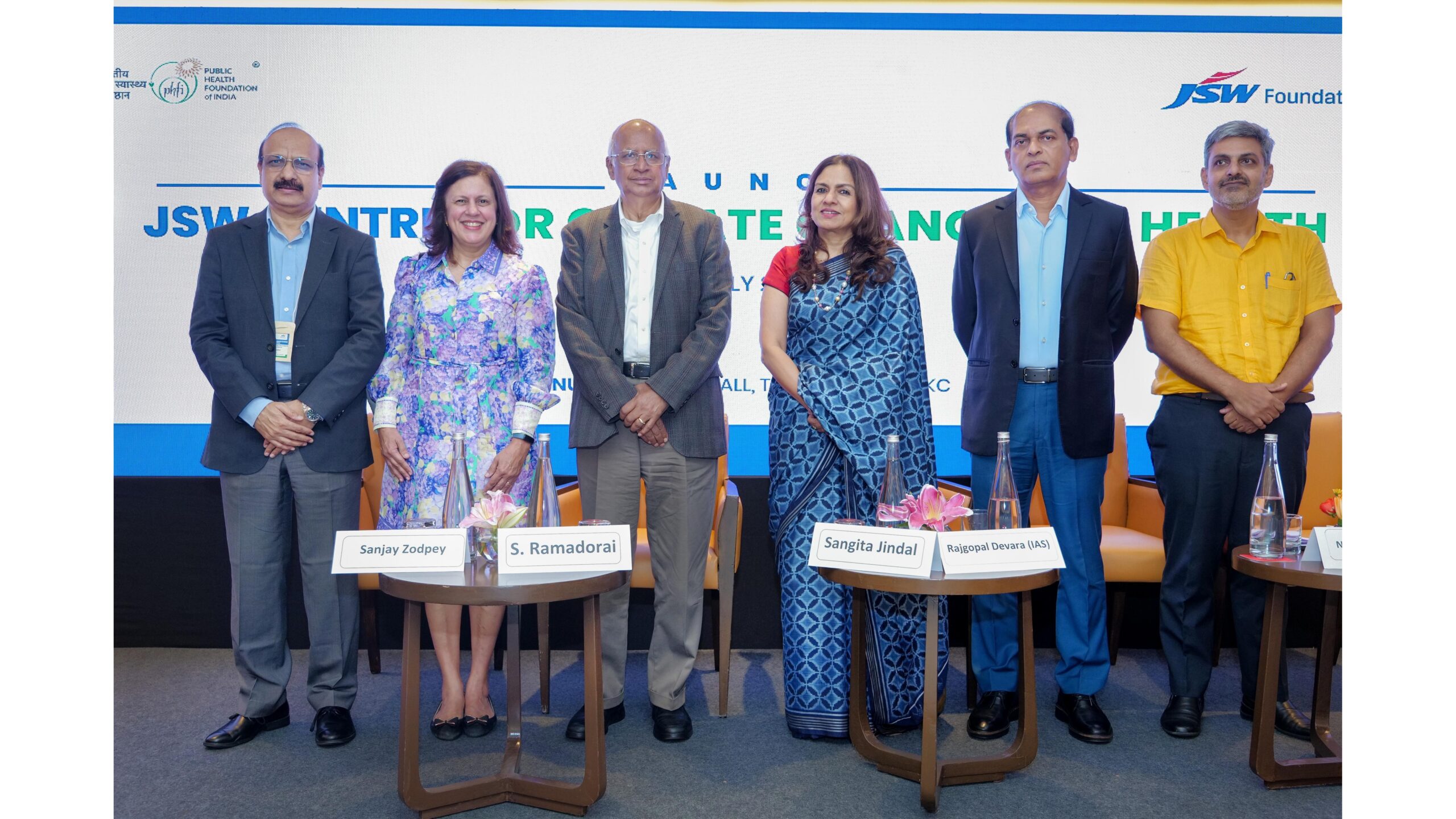 Prof Sanjay Zodpey, Dr Rati Godrej, S. Ramadorai, Sangita Jindal, Rajagopal Devara IAS, Dr Nipun Vinayak IAS