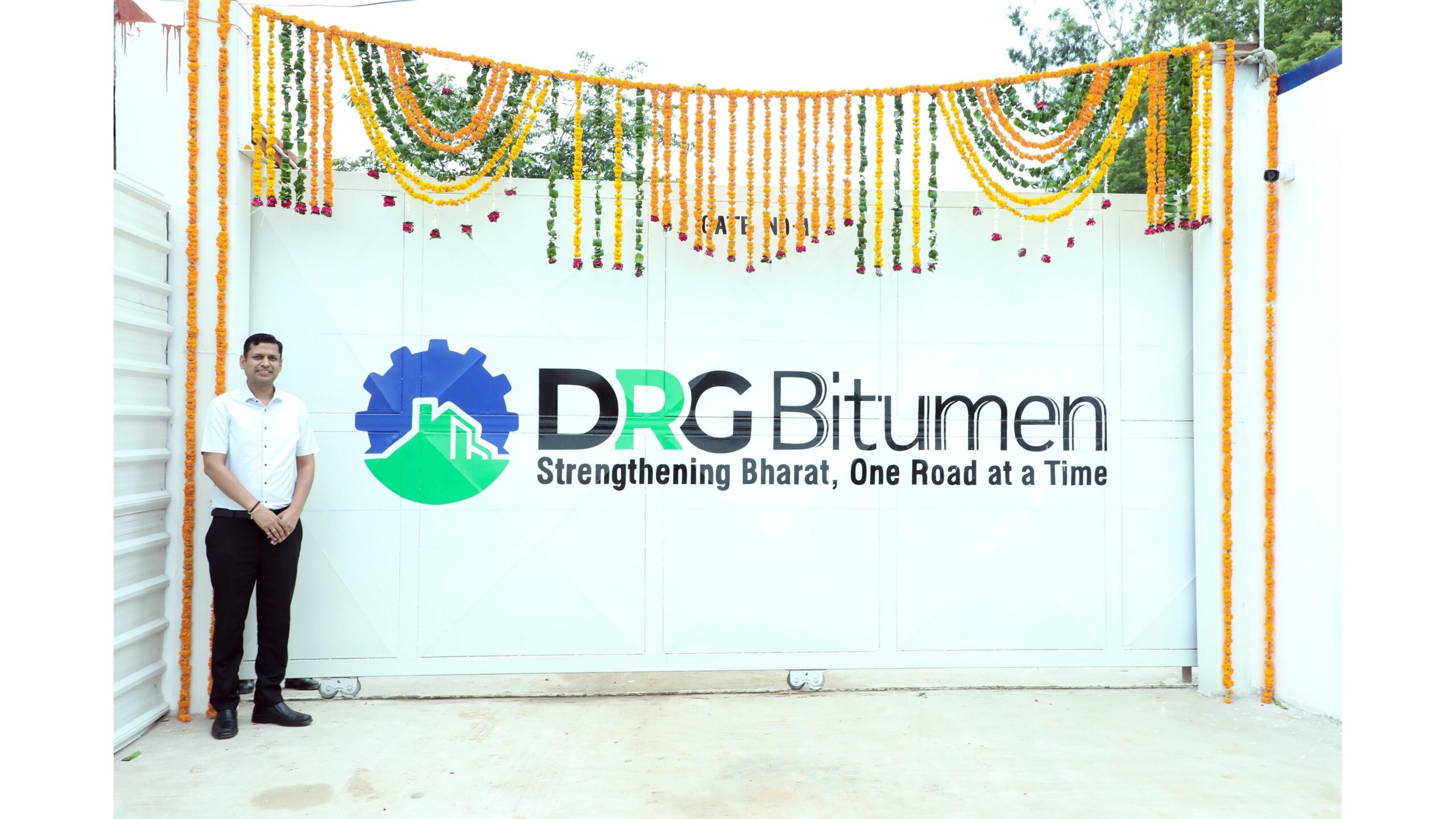 Rahul Garg CEO Founder Moglix at the DRG Bitumen Plant scaled