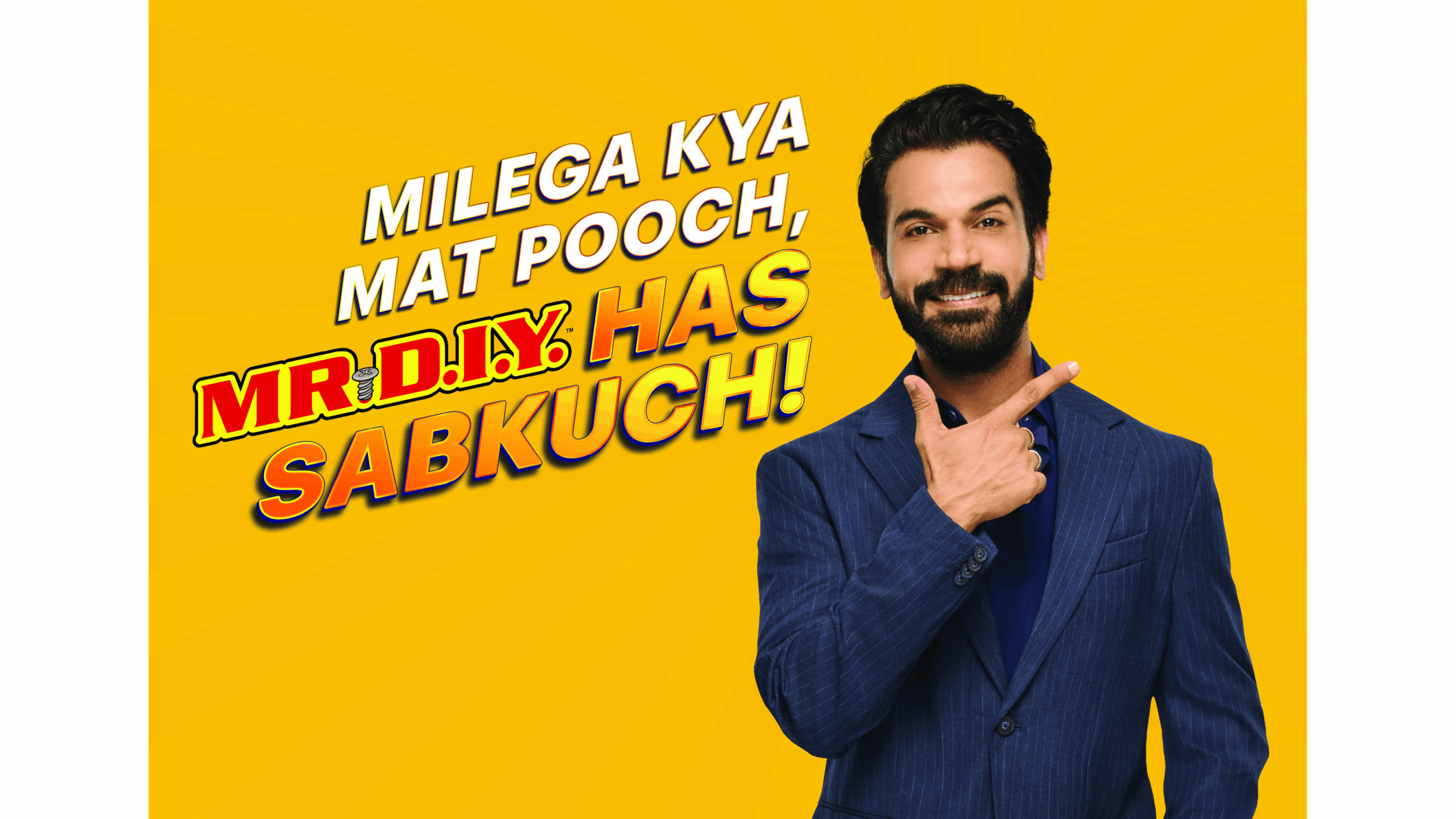 Rajkummar Rao for MR. DIY