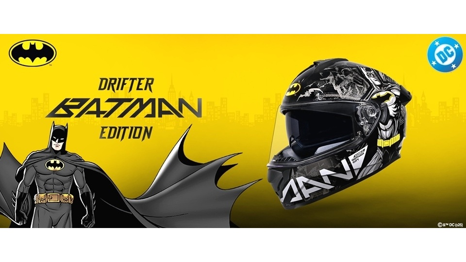 STUDDS Accessories Ltd. Unveils All New Batman Edition Drifter Helmet in India