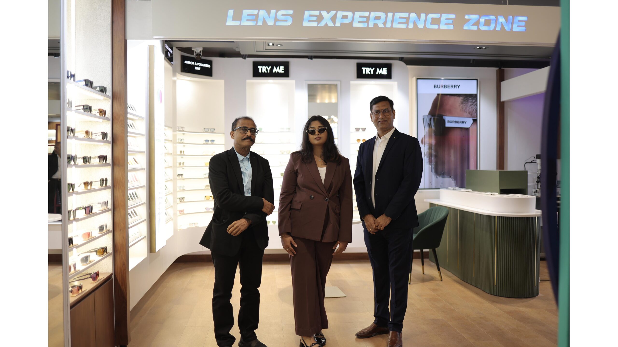 Sumit Dutta, COO,Priyanka Gupta, Director, GKB Opticals, Ajay Mishra, Sr.VP Sales & Operations