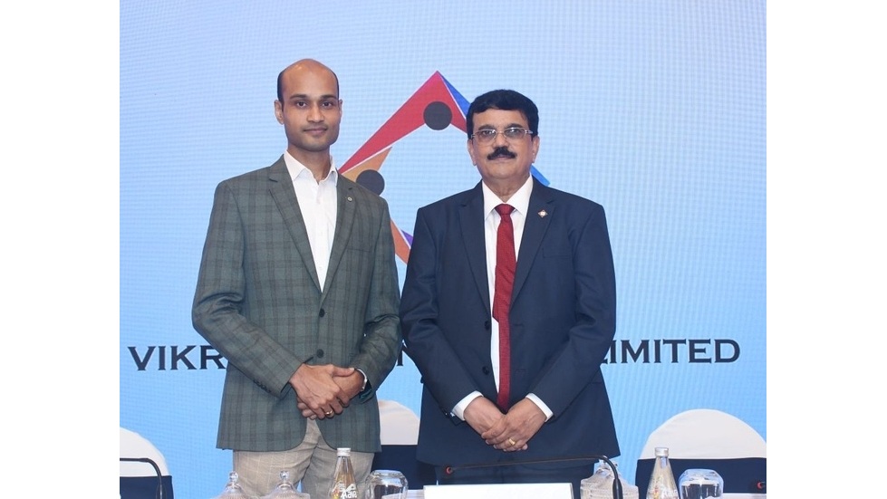 Ashish Bahety - CFO & Rakesh Ashok Markhedkar CMD - Vikran Engineering Ltd_JPG
