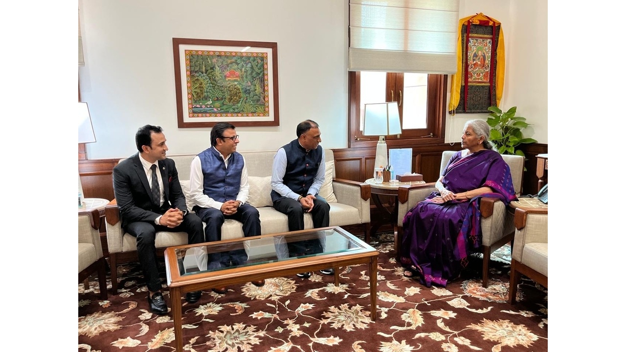 Flipkart Group CEO Kalyan Krishnamurthy, Rajneesh Kumar, CCA Officer, Hon'ble Finance Minister of India Smt. Nirmala Sitharaman