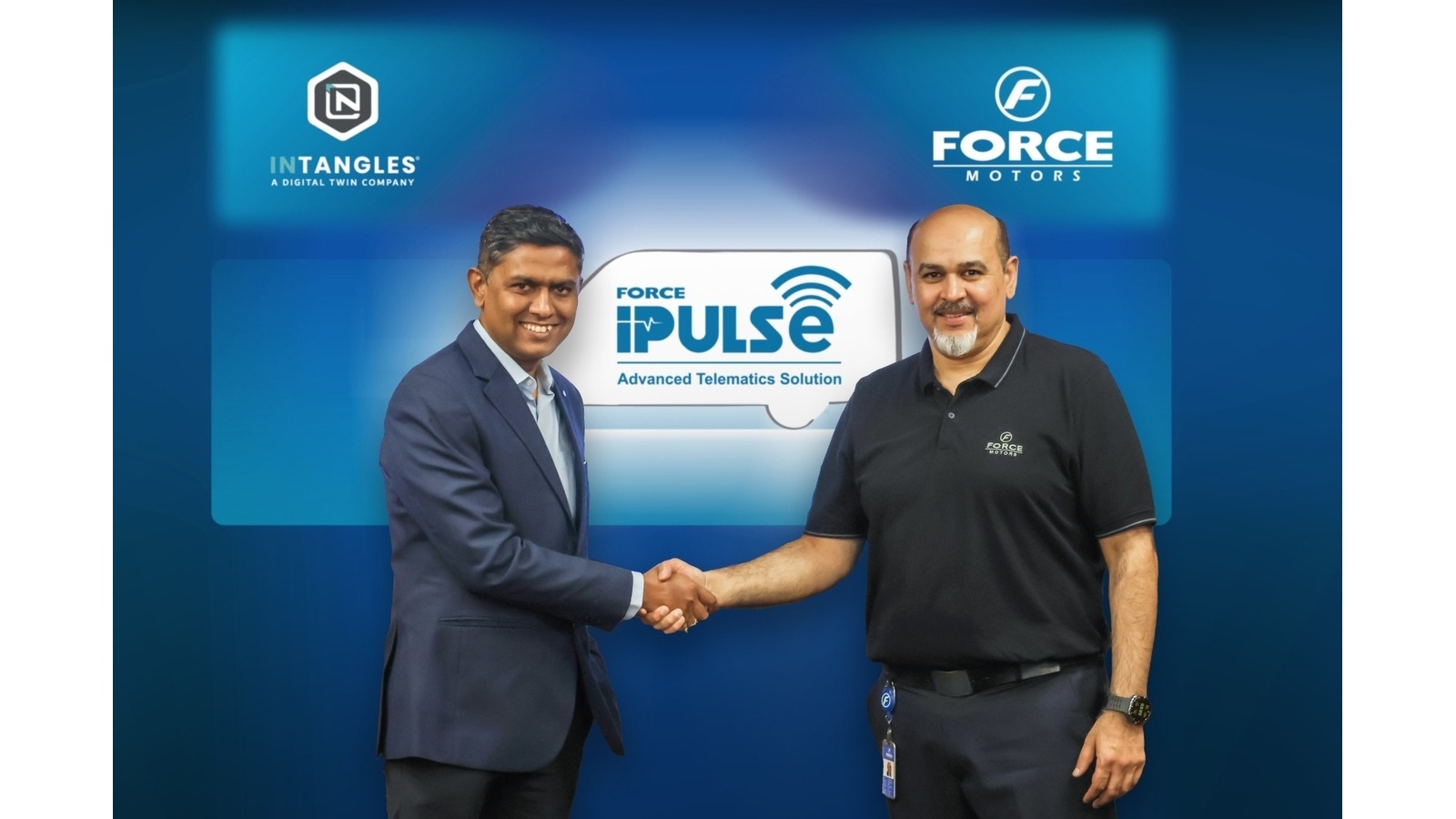 Mr. Anup Patil, CEO of Intangles with Mr Prasan Firodia