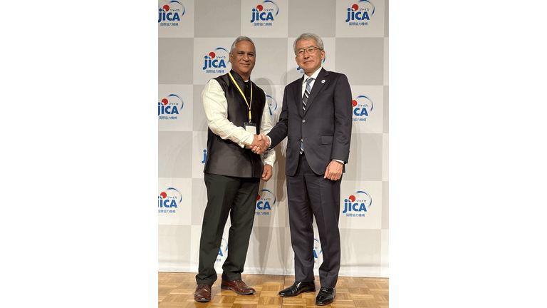Mr. Mikio Hataeda, Sr VP and Mr. Veneet Rai, Founder and Chairman, Aavishkaar Group