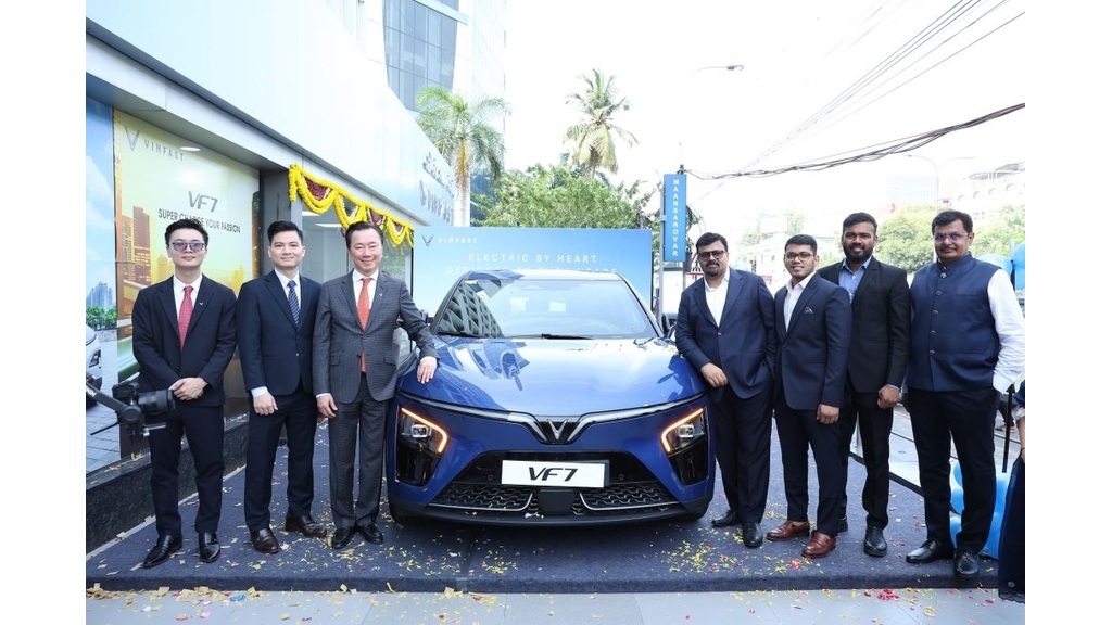 VINFAST INAUGURATES ITS BIGGEST SHOWROOM IN INDIA, LOCATED IN CHENNAI