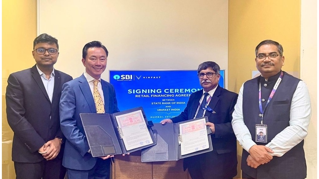 VinFast India Partners with State Bank of India
