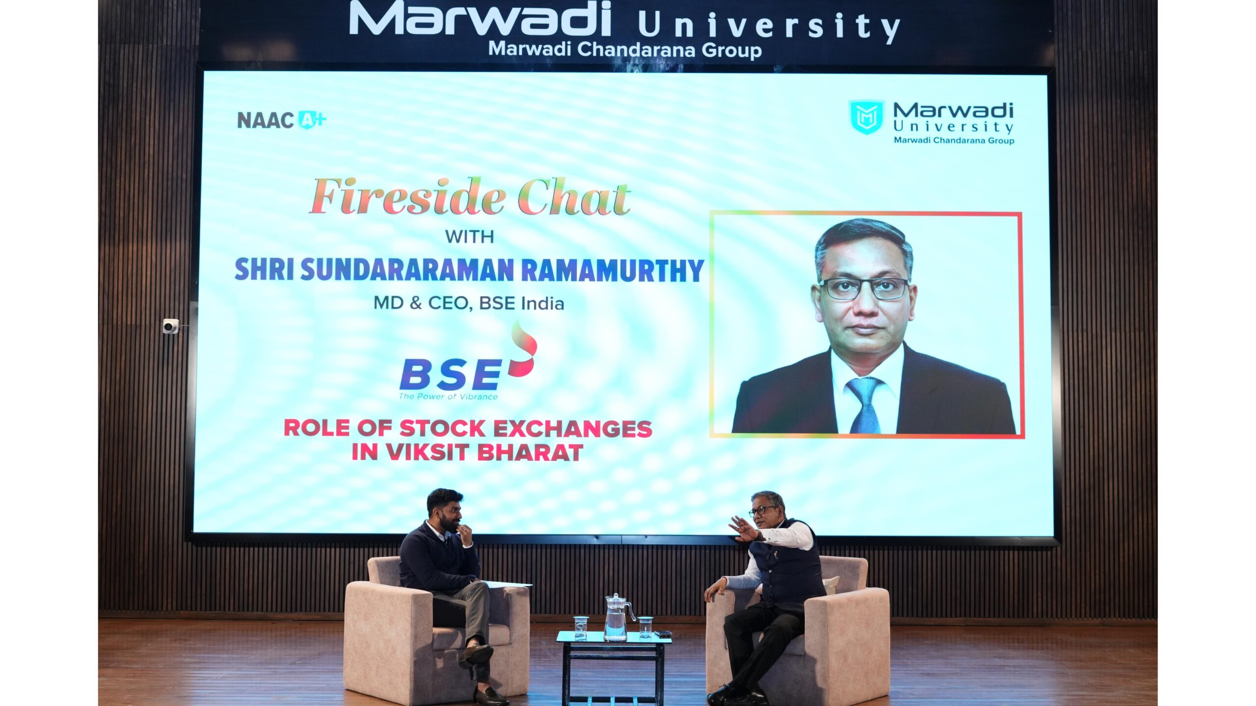 BSE MD Sundararaman Ramamurthy Advocates Financial Literacy