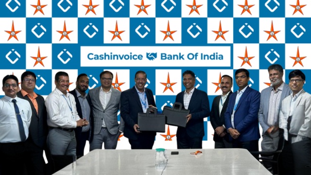 Bank of India Partners with Cashinvoice
