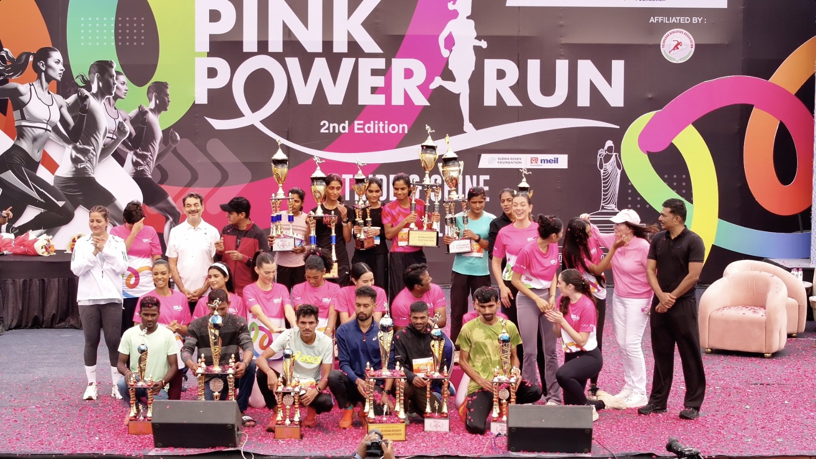 Pink Power Run 2.0 Unites 20,000 Participants in Hyderabad
