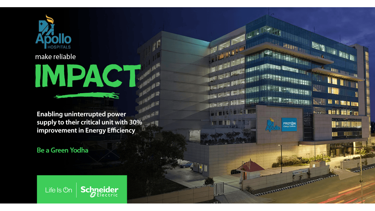 Schneider Electric & Apollo Hospitals Collaborate to Deliver Resilient, Safe and Energy-Efficient Healthcare Solutions