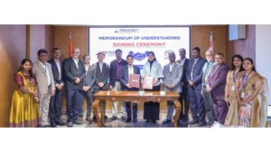 Signing Ceremony of Toyota Kirloskar Motor Signs MoU with Presidency University