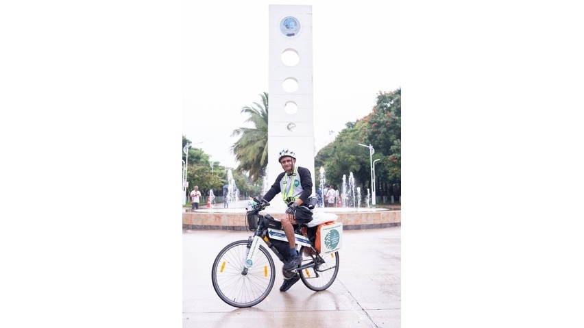 Tarun Parmar's 1700 km Cycling Journey