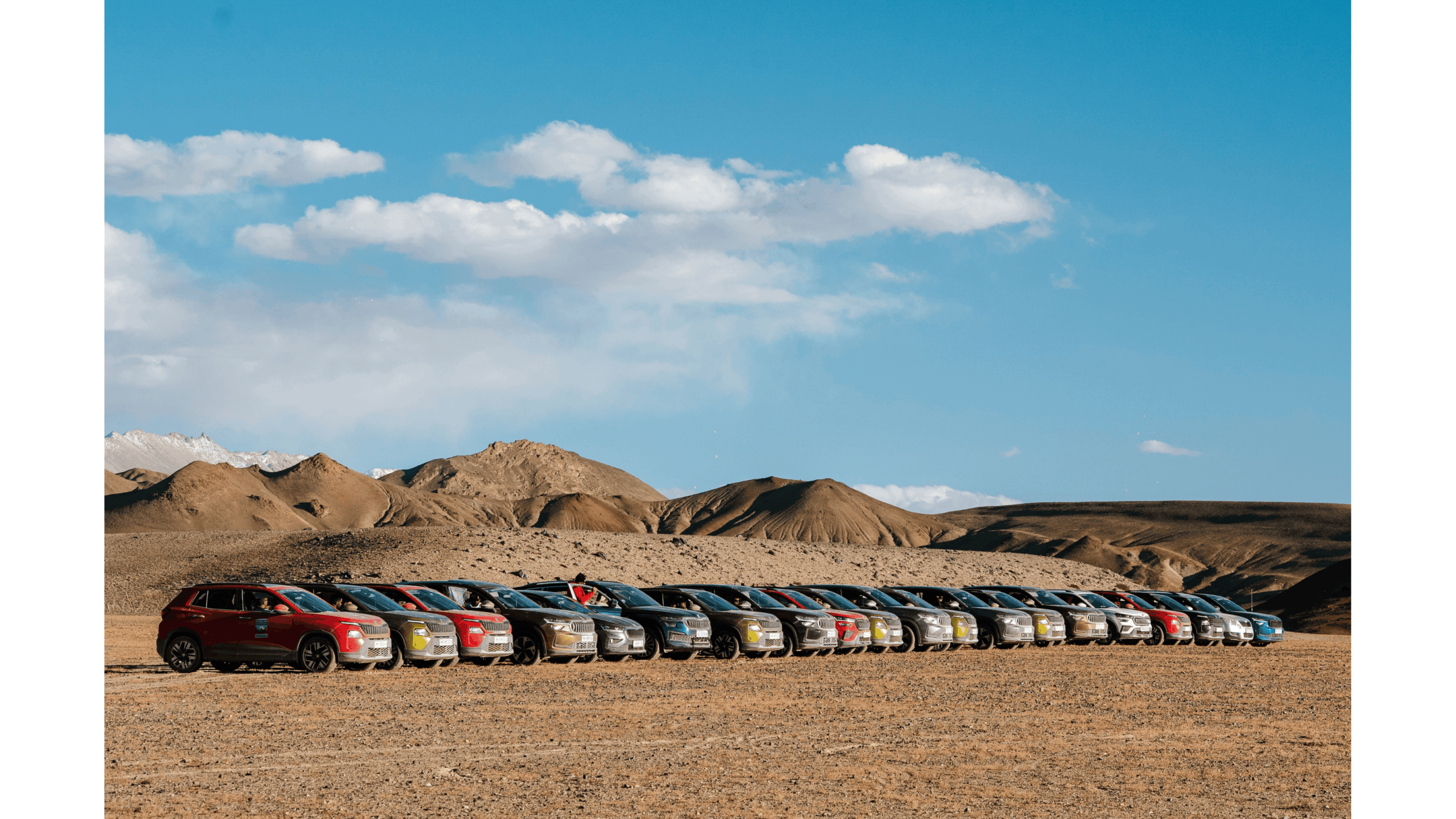 A landmark for the ages Fans of Skoda set a record at 19024 feet The Convoy scaled