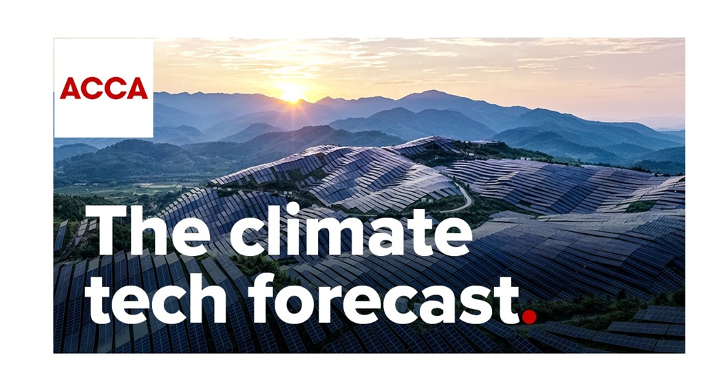 Climate technology – invest now to achieve sustainability goals, says ACCA report 4 CLIMATE-TECH