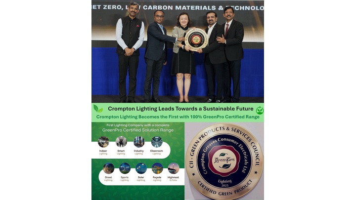 Crompton Lighting Leads Towards A Sustainable Future