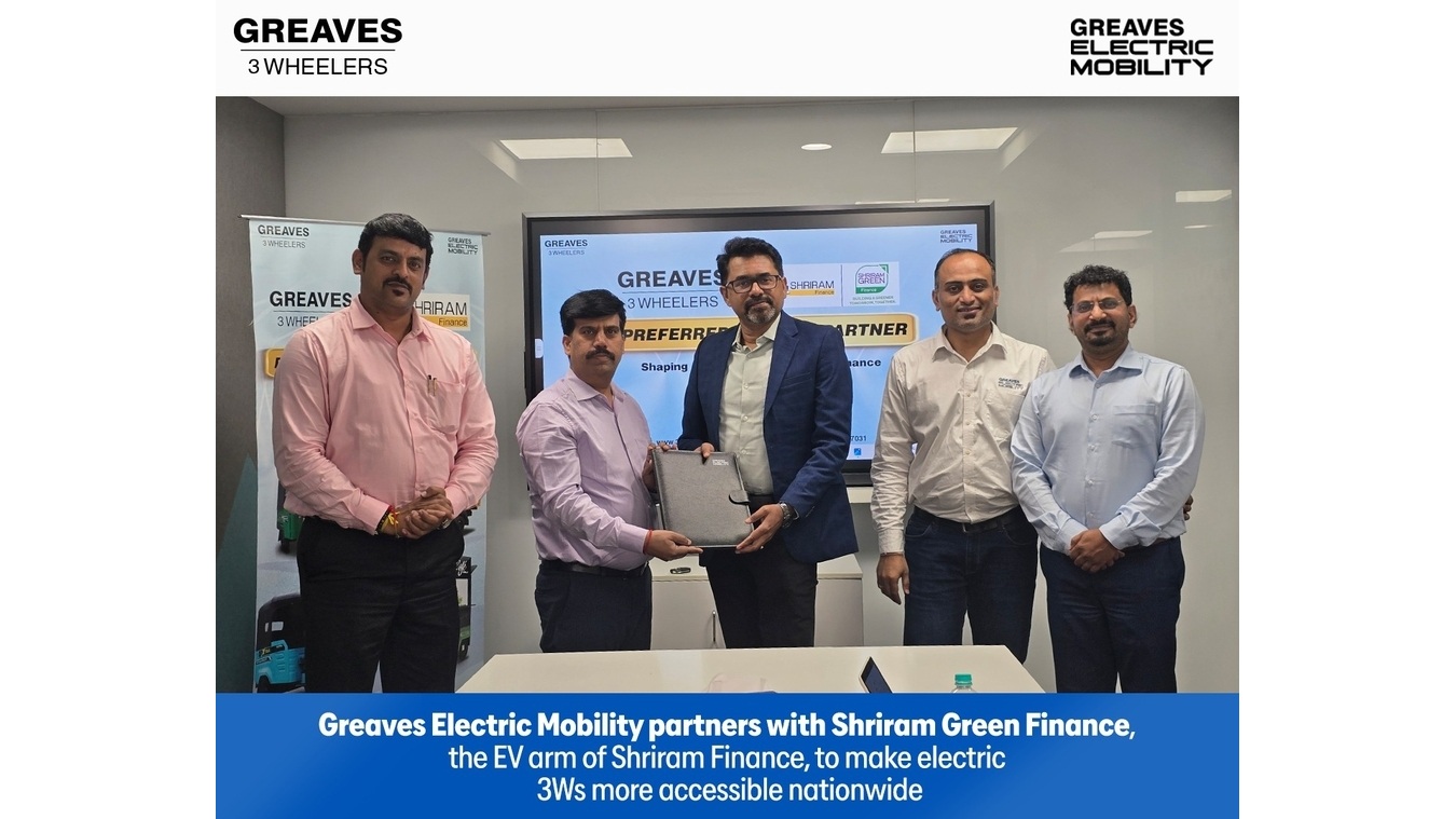Greaves Electric Mobility partners with Shriram Green Finance